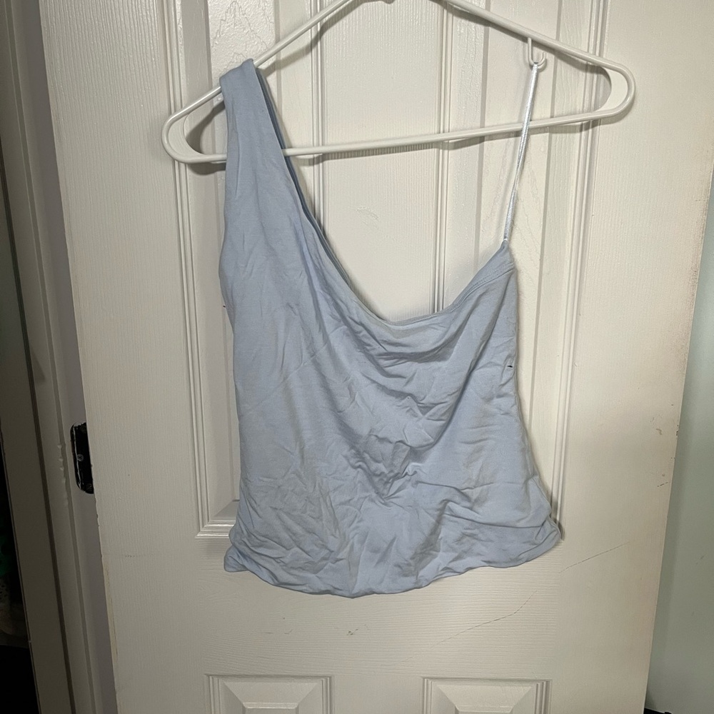 Elegant Light Blue Women's Top